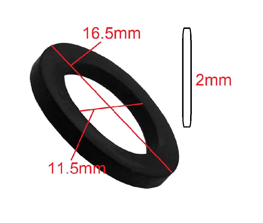 Golilla Goma 11.5x16.5x2mm3