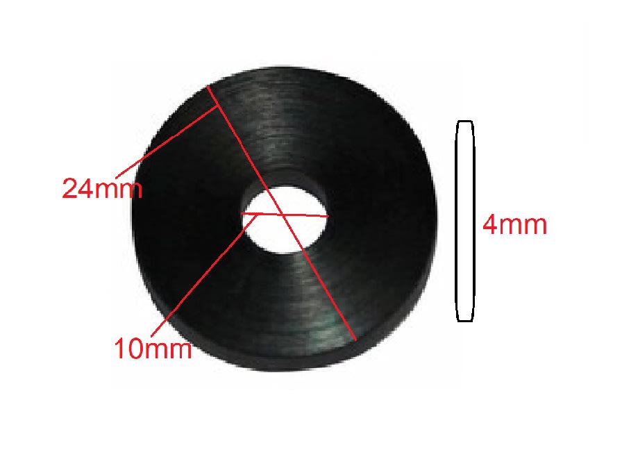 Golilla Goma M10x24x4mm3