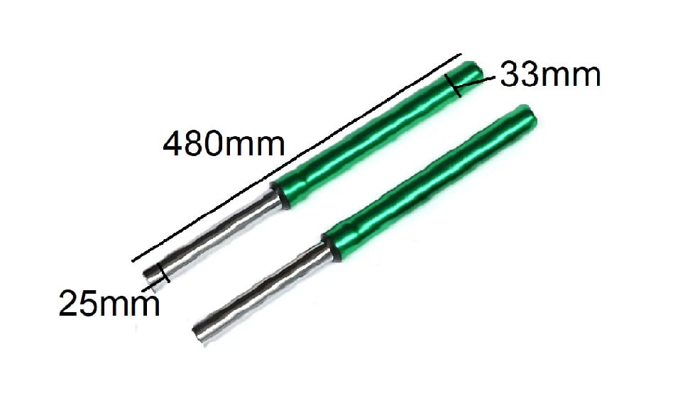 Horquilla Mini Moto Cross 49cc 25mm Verde2