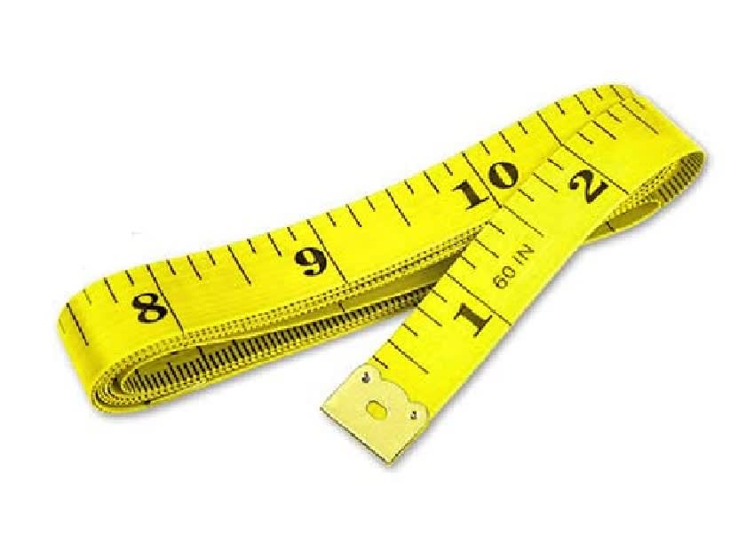 Huincha De Medir De Costura 150cm Cinta Metrica Amarillo1