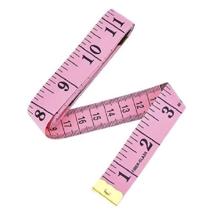 Huincha De Medir De Costura 150cm Cinta Metrica Rosado1
