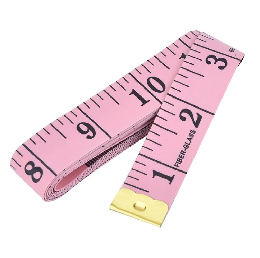 Huincha De Medir De Costura 150cm Cinta Metrica Rosado2