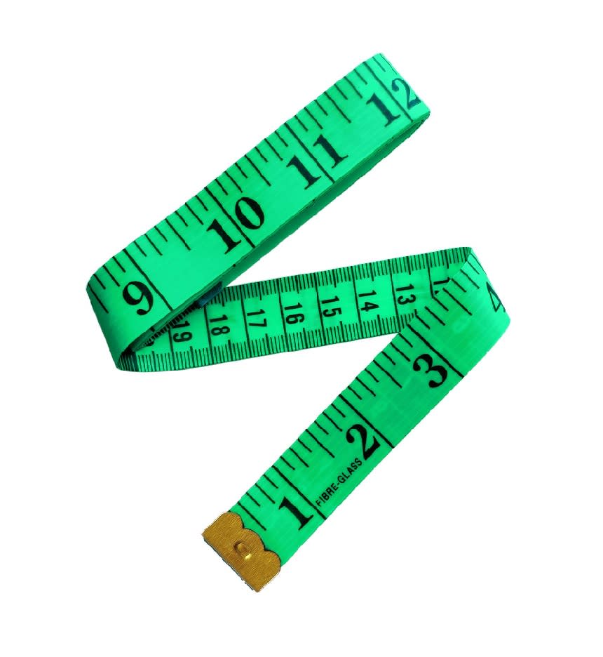 Huincha De Medir De Costura 150cm Cinta Metrica Verde1