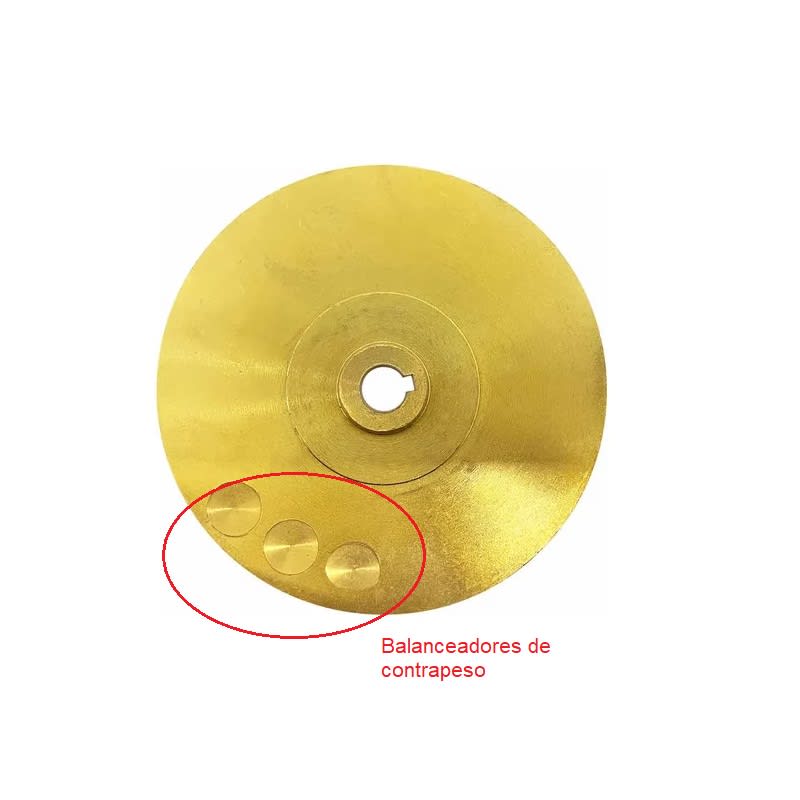 Impulsor para Bomba de Agua Bronce 130mm3