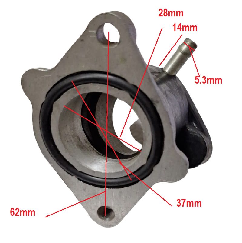 Insulador Carburador 28mm13