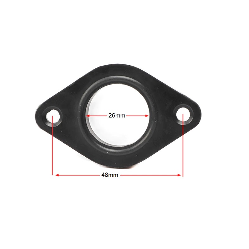 Insulador Baquelita Carburador 2P48 DI-26mm con Oring1