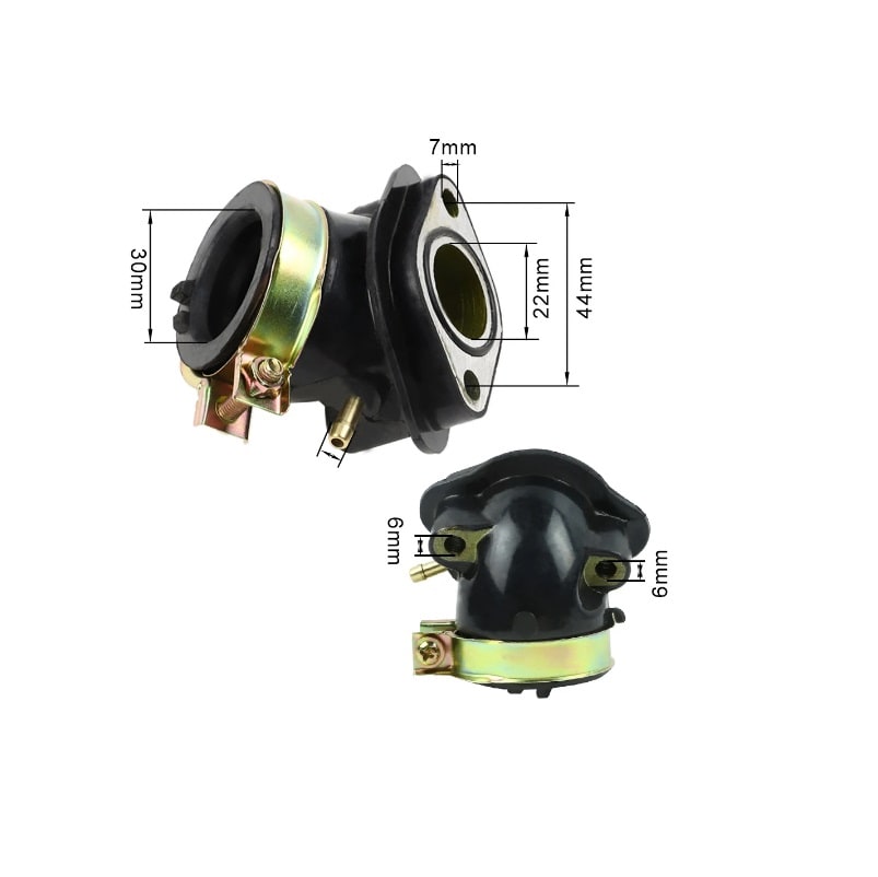 Insulador Colector de Admisión de Carburador Scooter 1