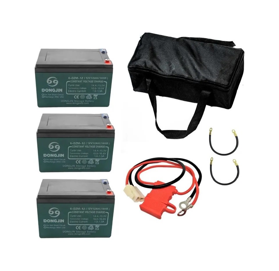 Kit Baterias 36VDC 12AH 6-DZM-12 Moto Scooter2