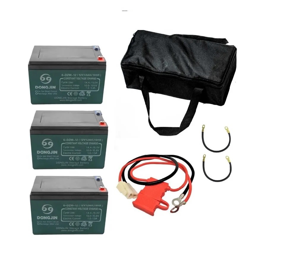Kit Baterias 36VDC 12AH 6-DZM-12 Moto Scooter3