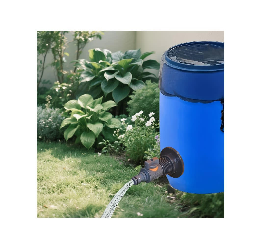 Kit Conector Adaptador PVC/IBC Tanque Agua 1/2