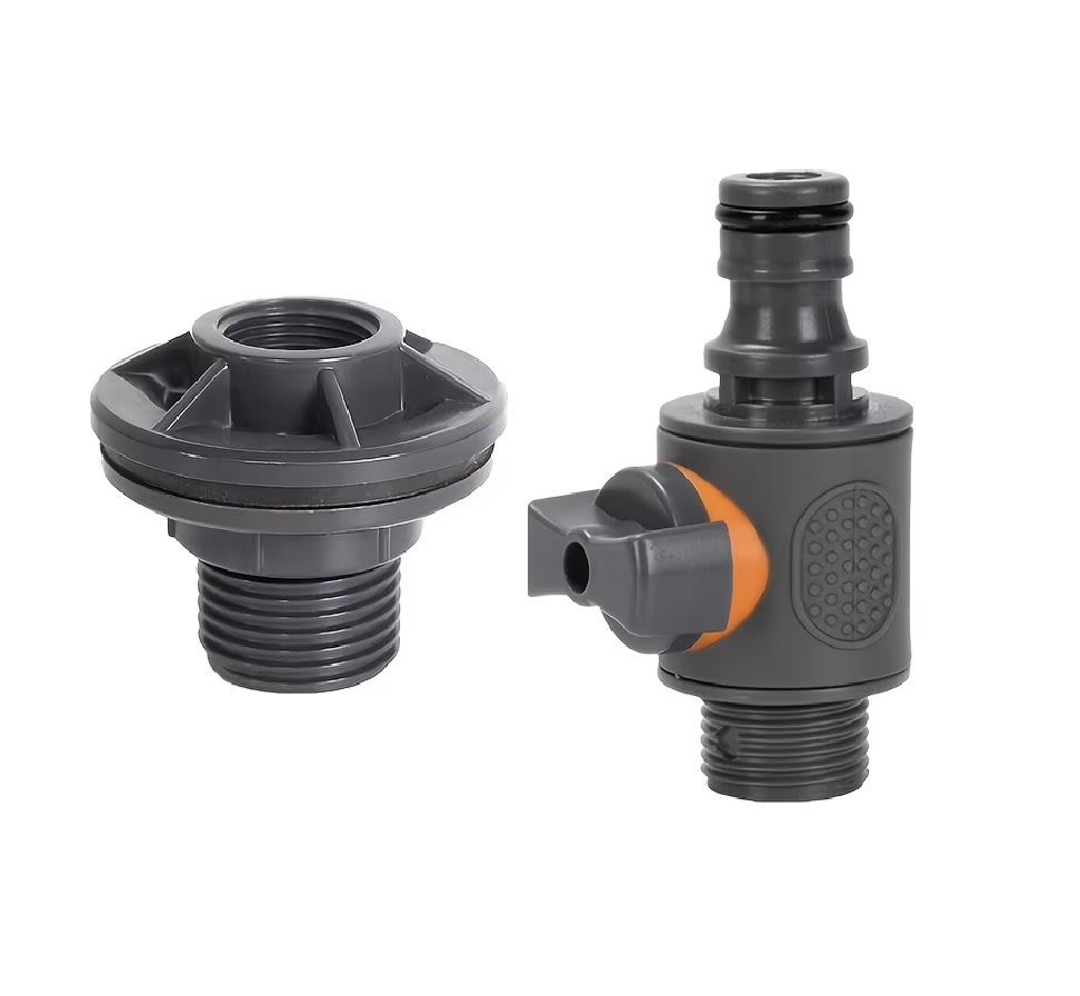 Kit Conector Adaptador PVC/IBC Tanque Agua 1/2