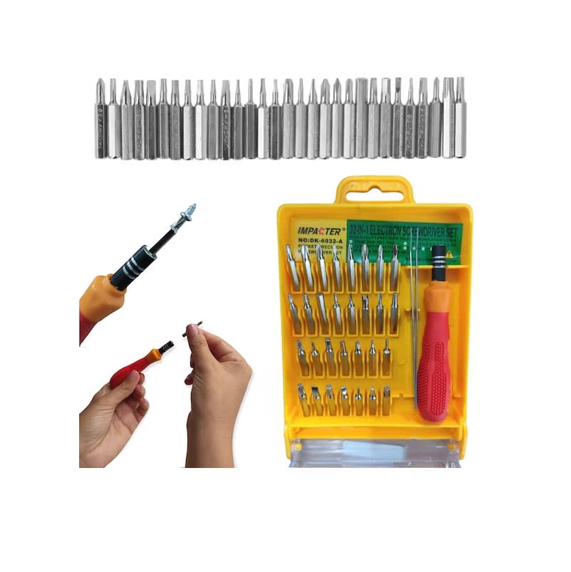 Kit de Herramientas de Destornillador Magnético Universal Multifuncional 32 pzas3