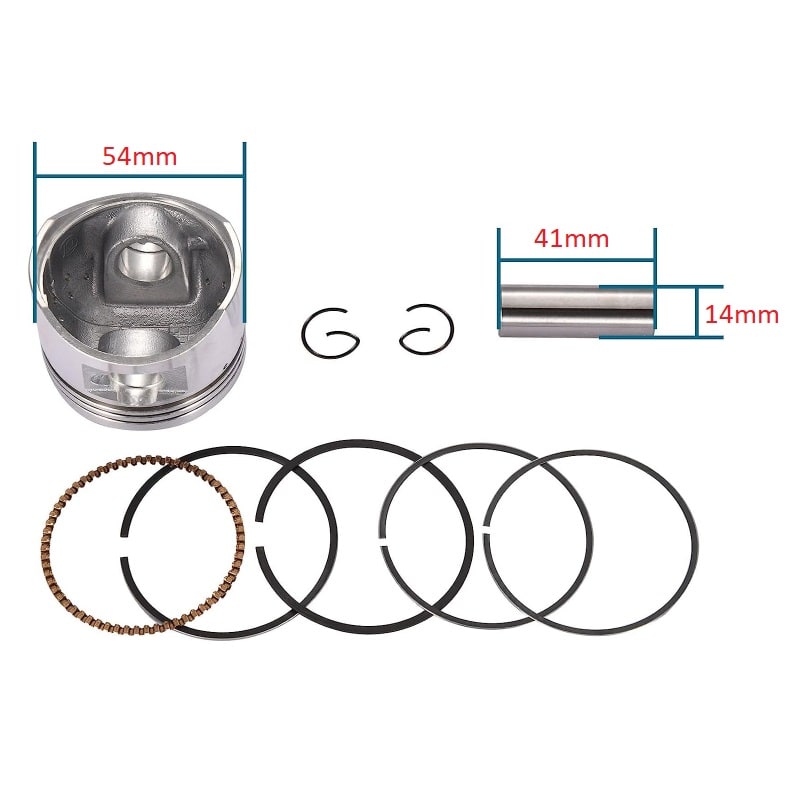 Kit Pistón 54mm Eje 14mm Motor 110-125cc7