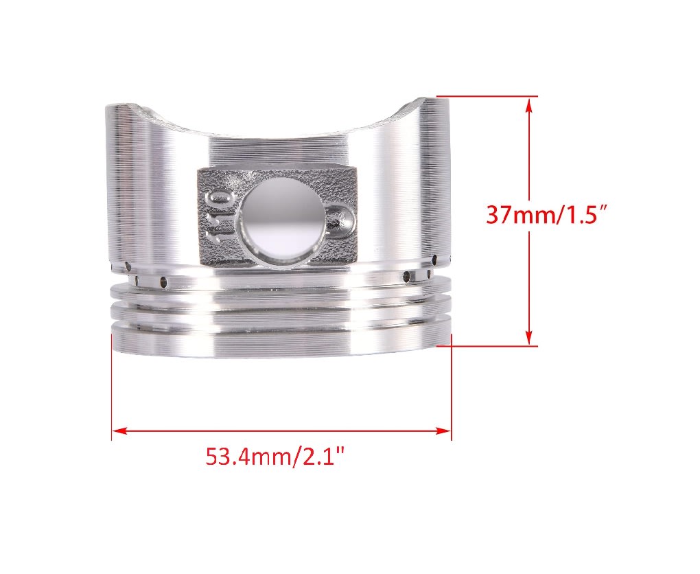 Kit Piston 53.4mm JD 11010