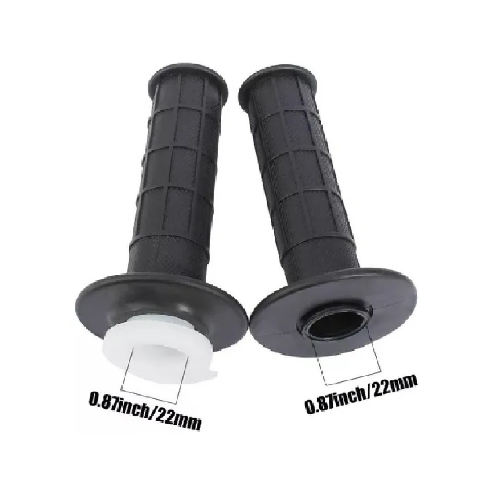 Kit Puños Alto Piola Y Carro Acelerador 22mm Negro2