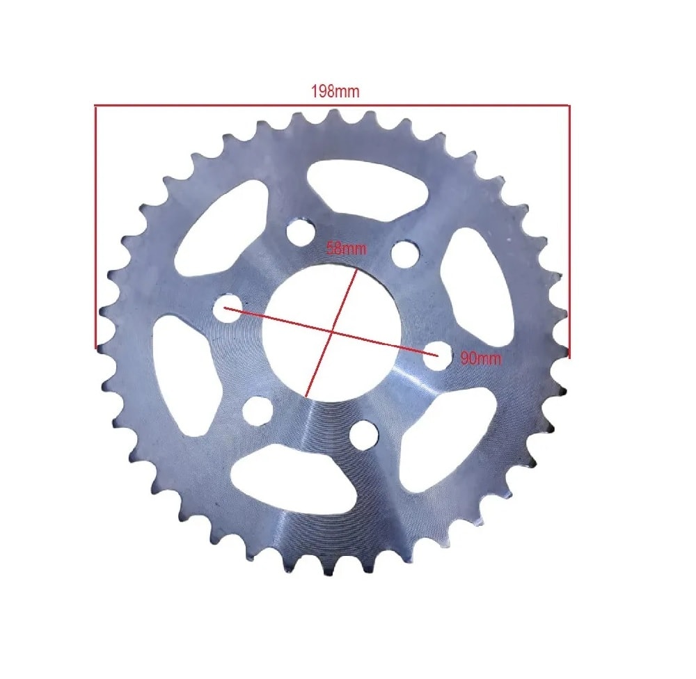 Kit Transmision Pulsar 200 NS Cadena Piñon 14T Catalina 38T3