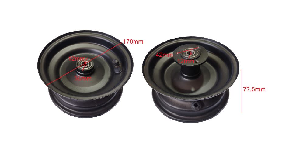 Llanta 06D 3P 4.10-6 B delantera para disco negra4