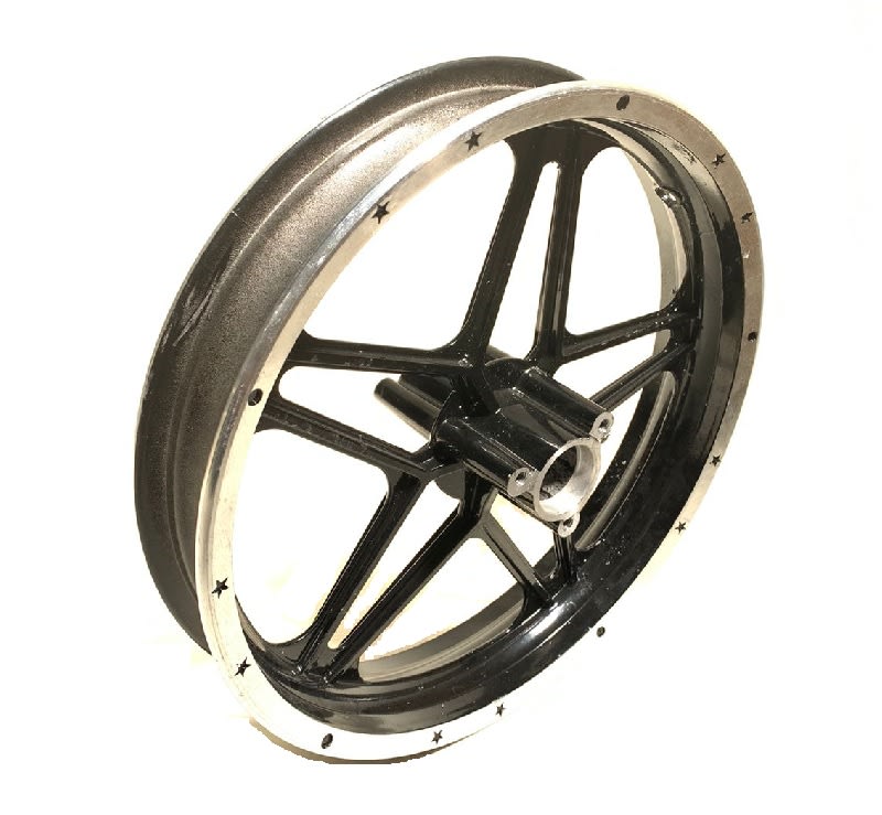 Llanta 10D 2.50-10 Aluminio Mini Moto Cross 49cc Trasera Negro2