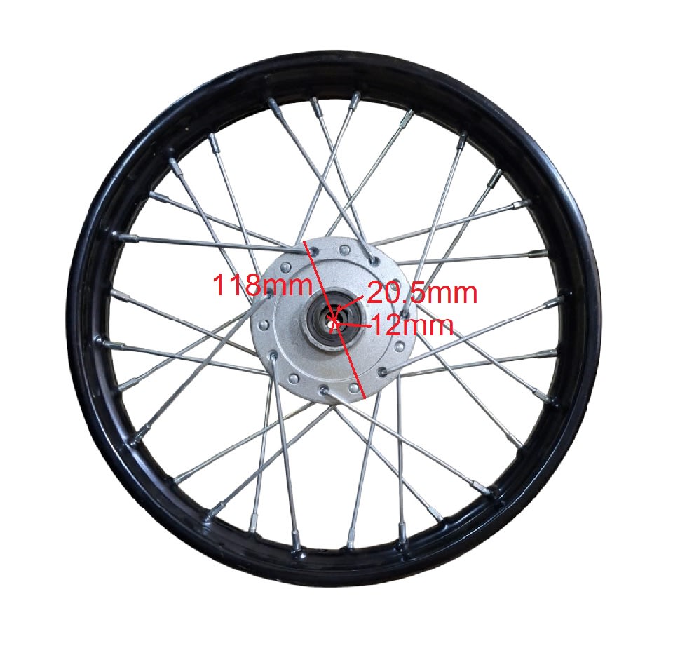 Llanta 14D 2.50-14 Delantera (1.40x14)2