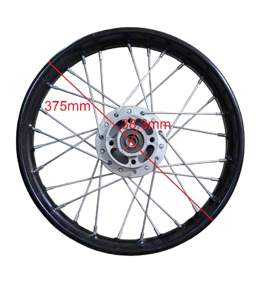 Llanta 14D 2.50-14 Delantera (1.40x14)12