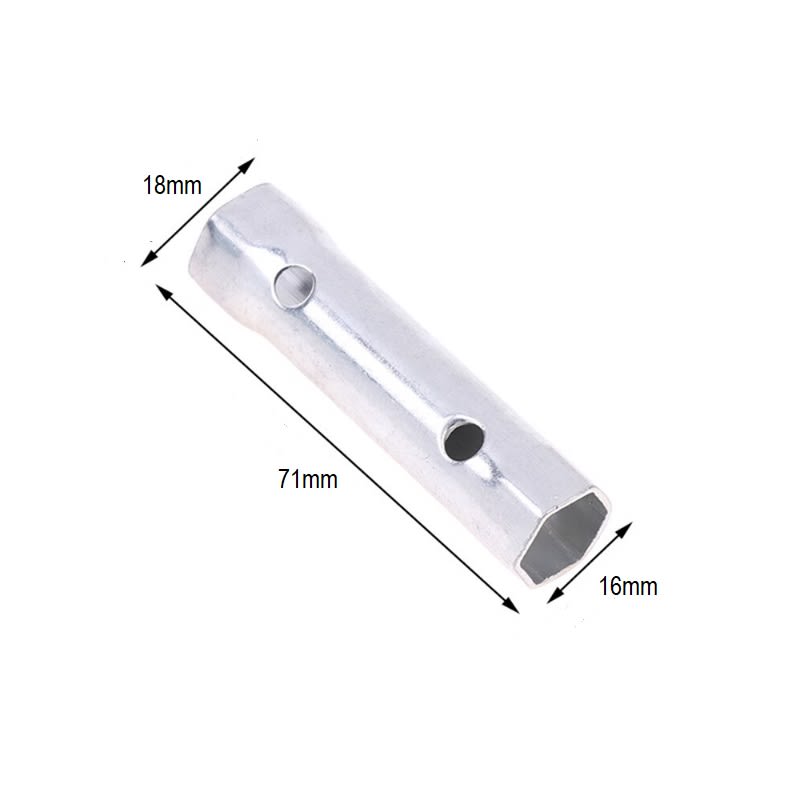 Llave de Bujía de Doble Extremo 16mm 18mm6
