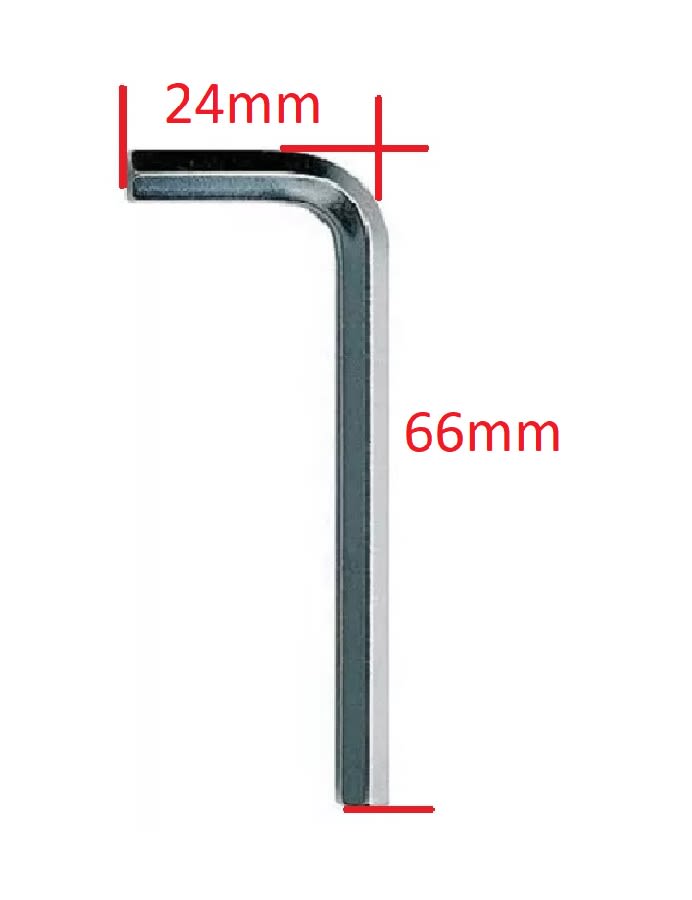 Llave Hexagonal Allen 4mm 66x24mm4