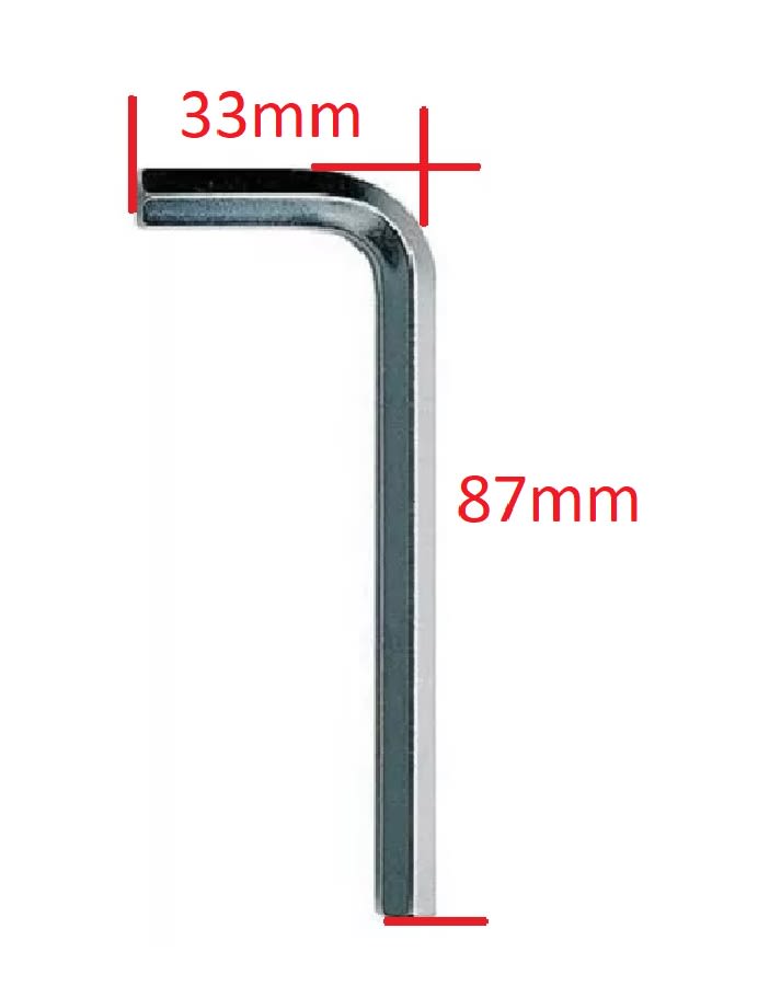 Llave Hexagonal Allen 6mm 87x33mm4