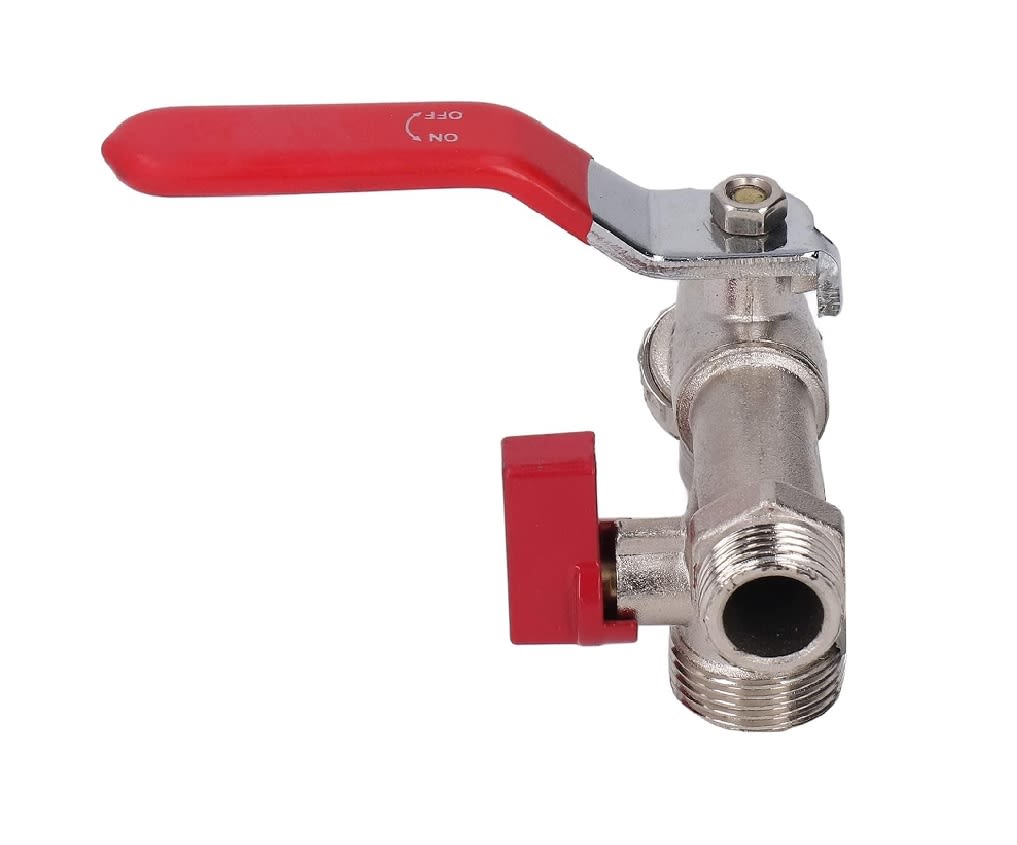 Llave de paso Jardín C/Doble Salida 1/2 Grifo De Válvula7