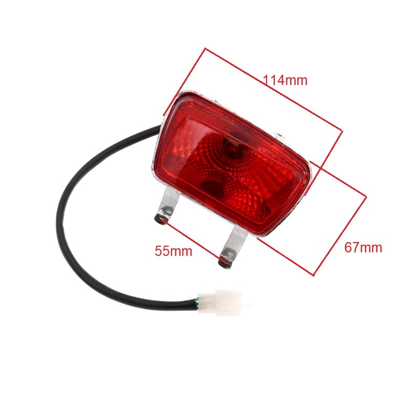 Foco Luz Trasera Freno Izquierdo 50cc-125cc ATV Quad2