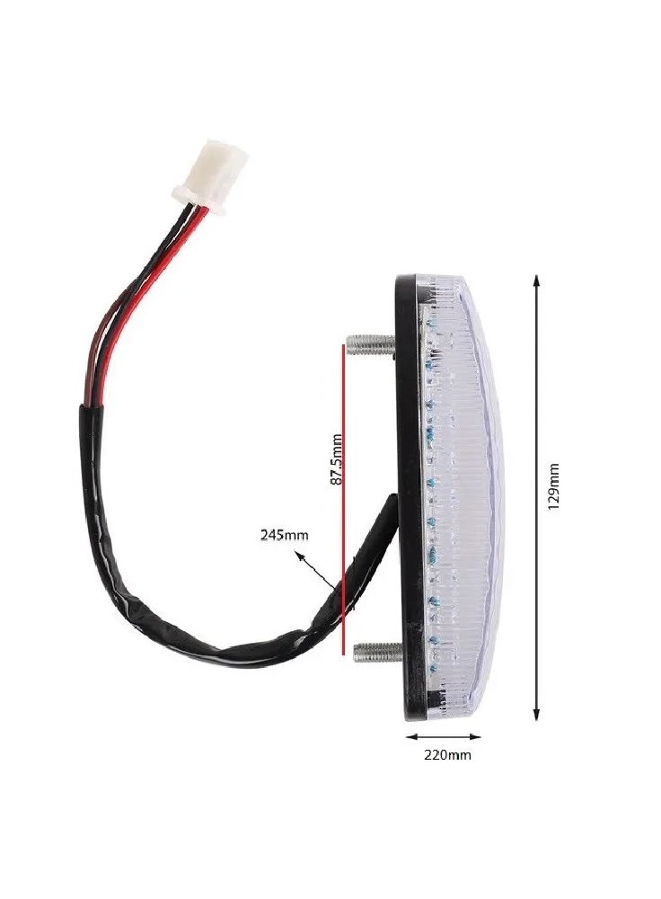Luz Trasera Led Moto 12v4