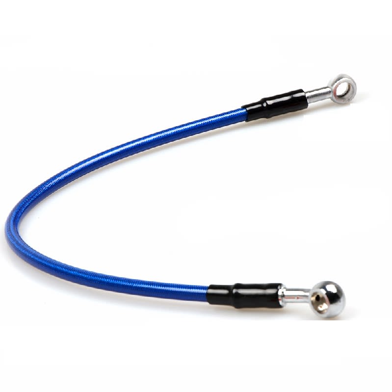 Tubo Manguera de Freno Flexible Hidraulico Moto 1mt Azul2
