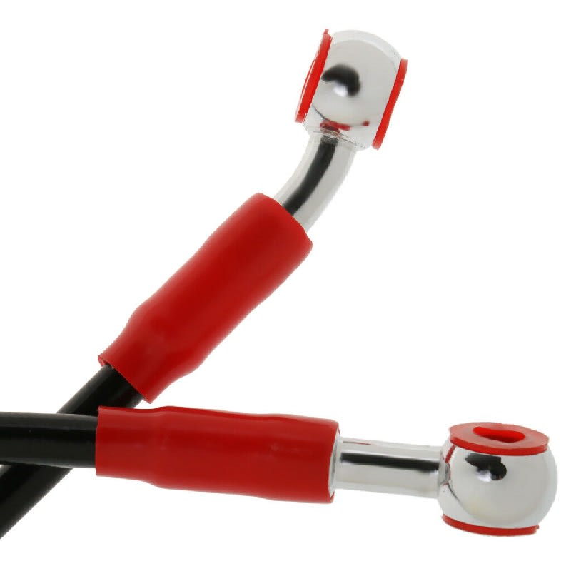 Tubo Manguera de Freno Flexible Hidraulico Moto 1mt Negro6