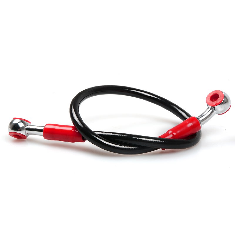 Tubo Manguera de Freno Flexible Hidraulico Moto 1mt Negro2