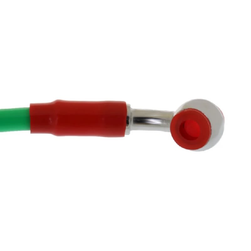 Tubo Manguera Freno Flexible Hidraulico Moto 1mt Verde3