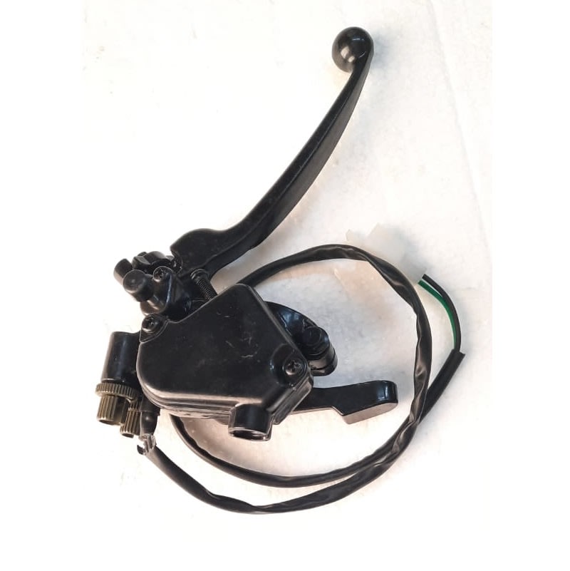 Manilla Doble Freno c/Seguro, Acelerador Dedo, Cable 120mm2