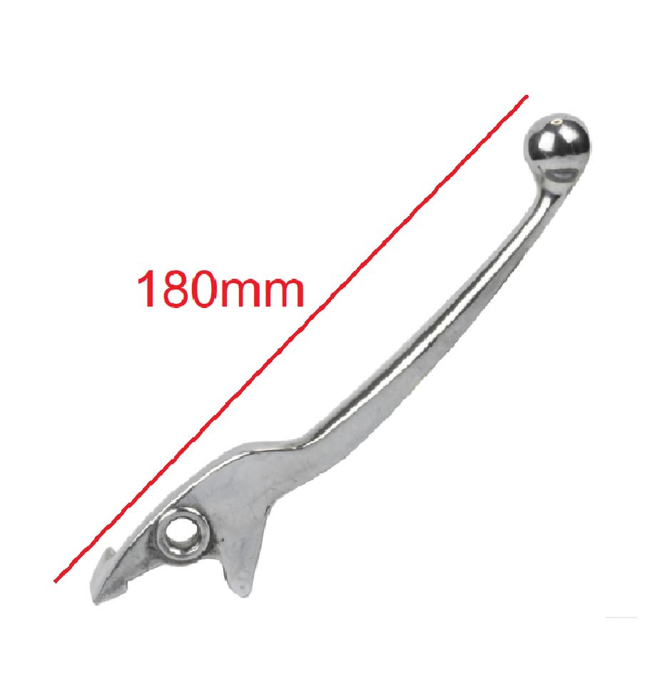 MANILLA DERECHA 180MM FRENO MOTO CROMADA8