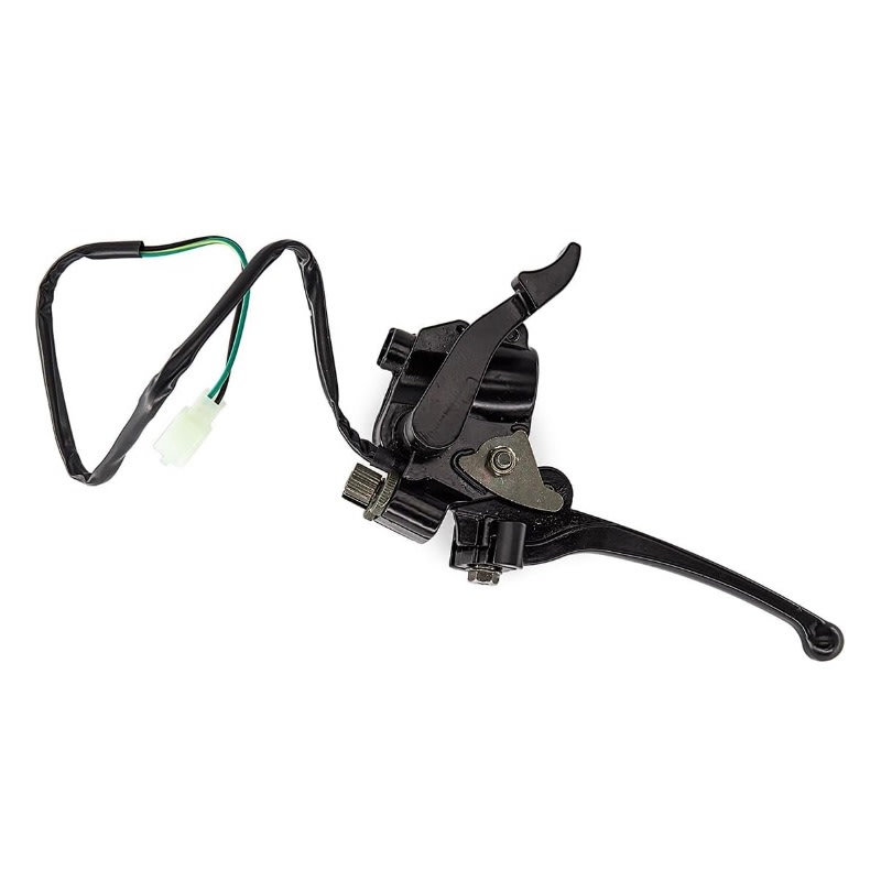Manilla Doble Freno 125mm c/Seguro Acelerador Dedo, Cable 2P6