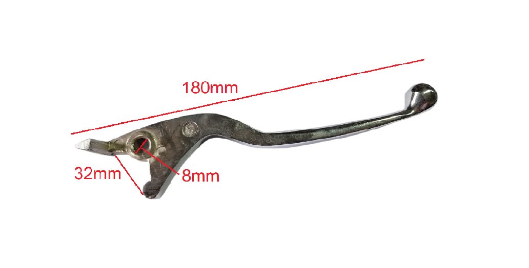 MANILLA IZQUIERDA 180MM FRENO MOTO CROMADA4
