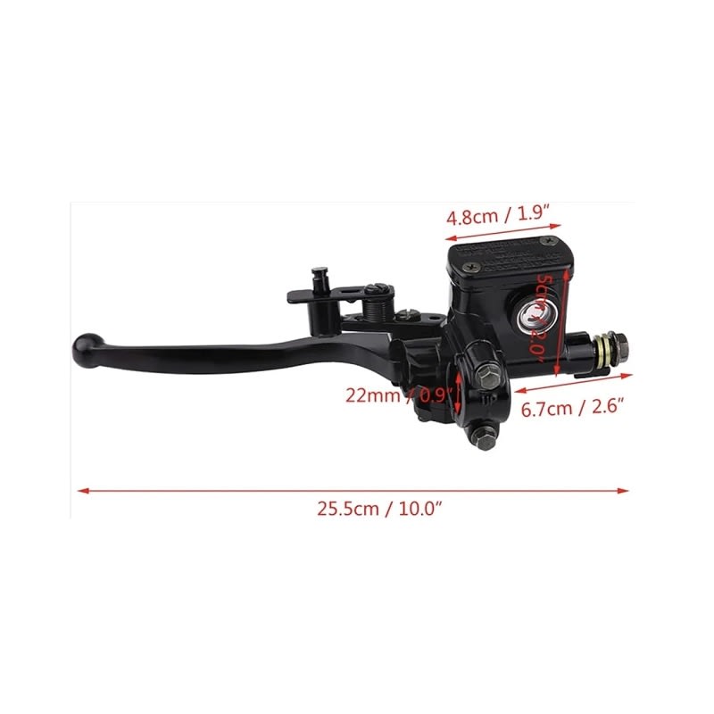 Manilla Freno Izquierno C/Bomba y seguro Moto ATV7