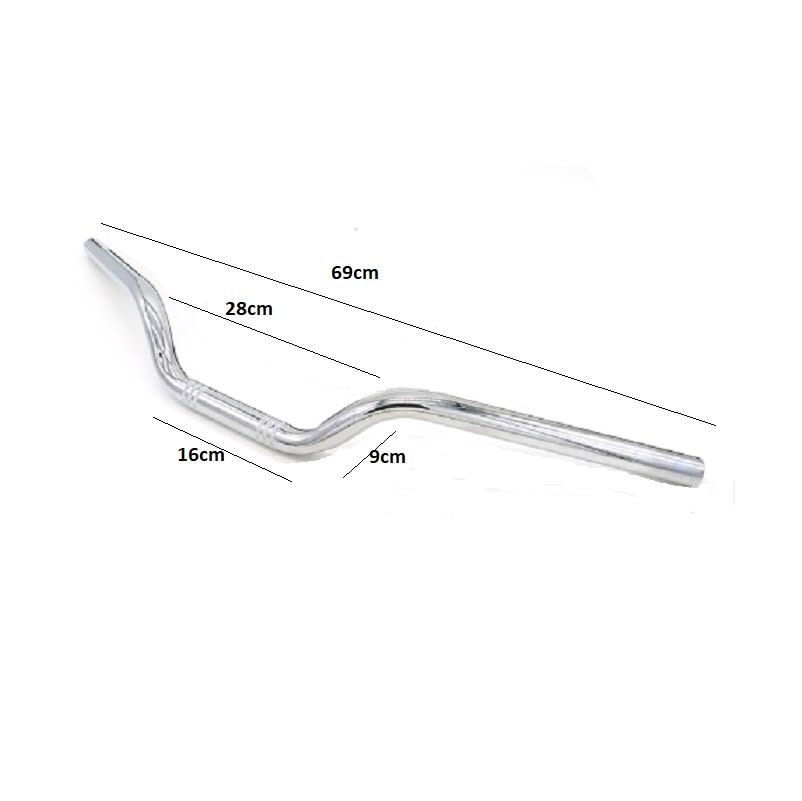 Manubrio 69cm 22mm Cromado5