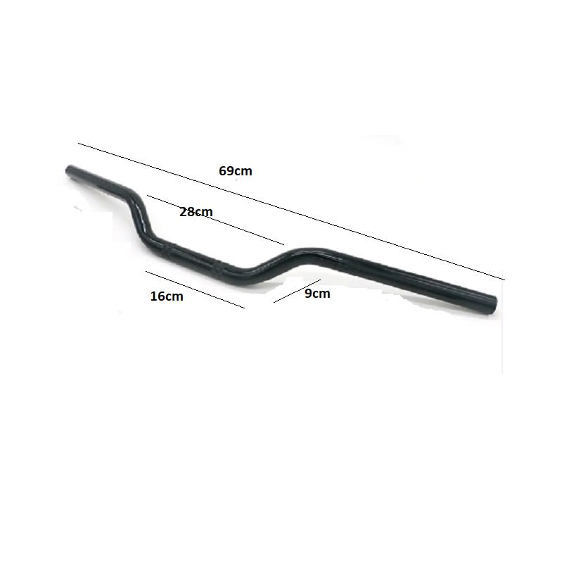 Manubrio 69cm 22mm Negro4