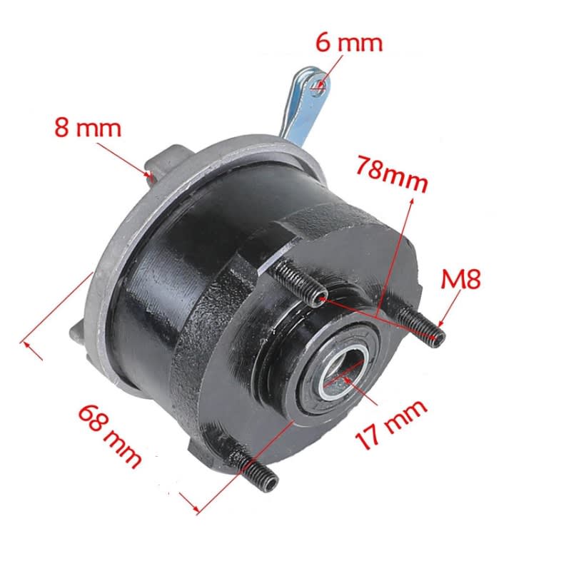 Maza Tambor Freno Izquierdo 3P78mm Eje DI-17mm s/R3