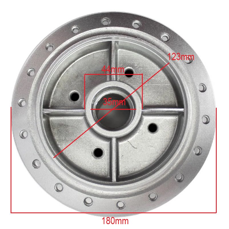 Maza de Rueda Trasera Moto YBR 1255