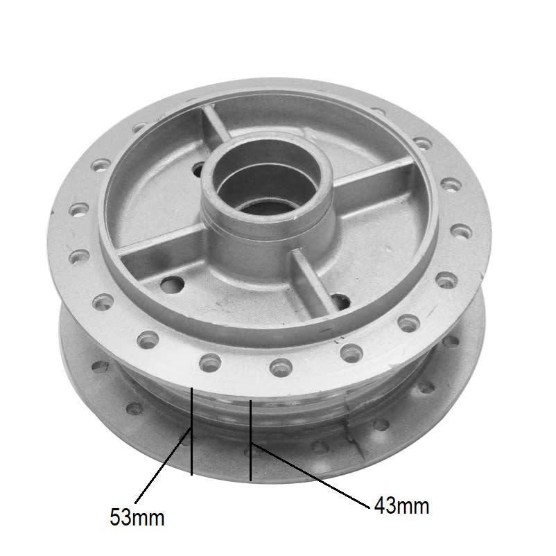 Maza de Rueda Trasera Moto YBR 1257