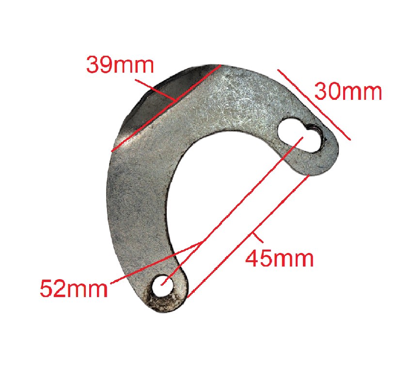 MEDIA LUNA PEDAL DE FRENO PARA MOTO USADA1