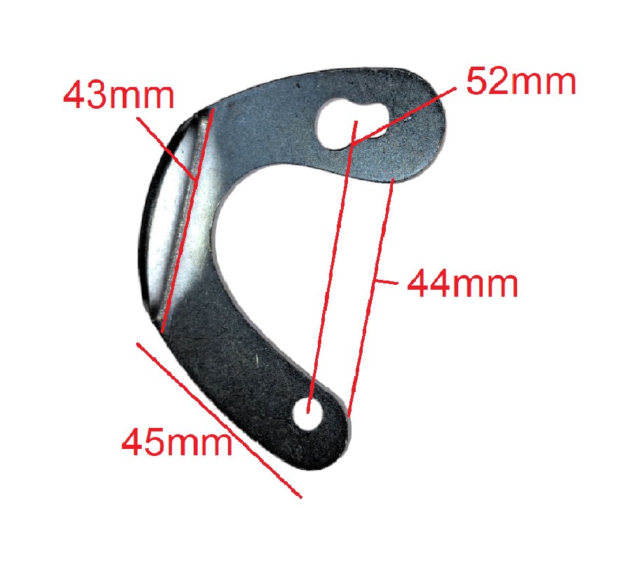 Media Luna Pedal De Freno Moto CG1254