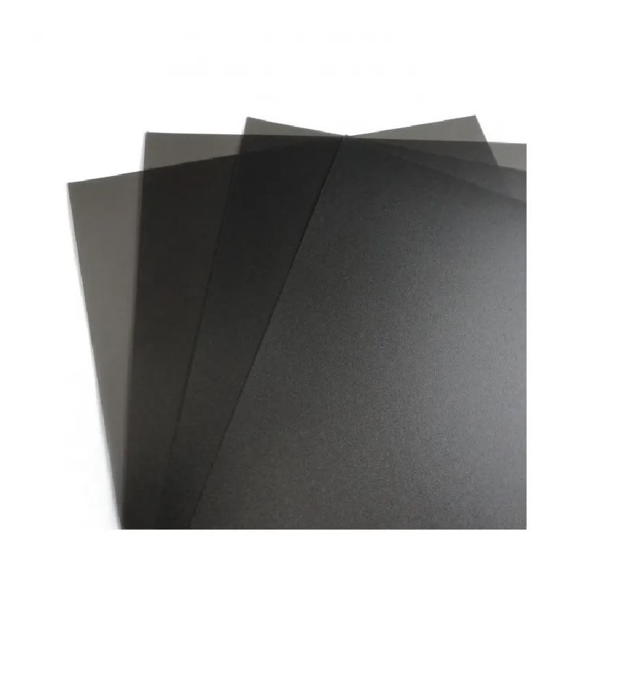 Micas lisa Humo PVC Carta 200mic 100U2