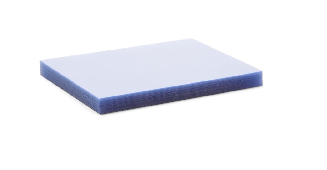 Micas lisa Transparente PVC Carta 200mic 100U2