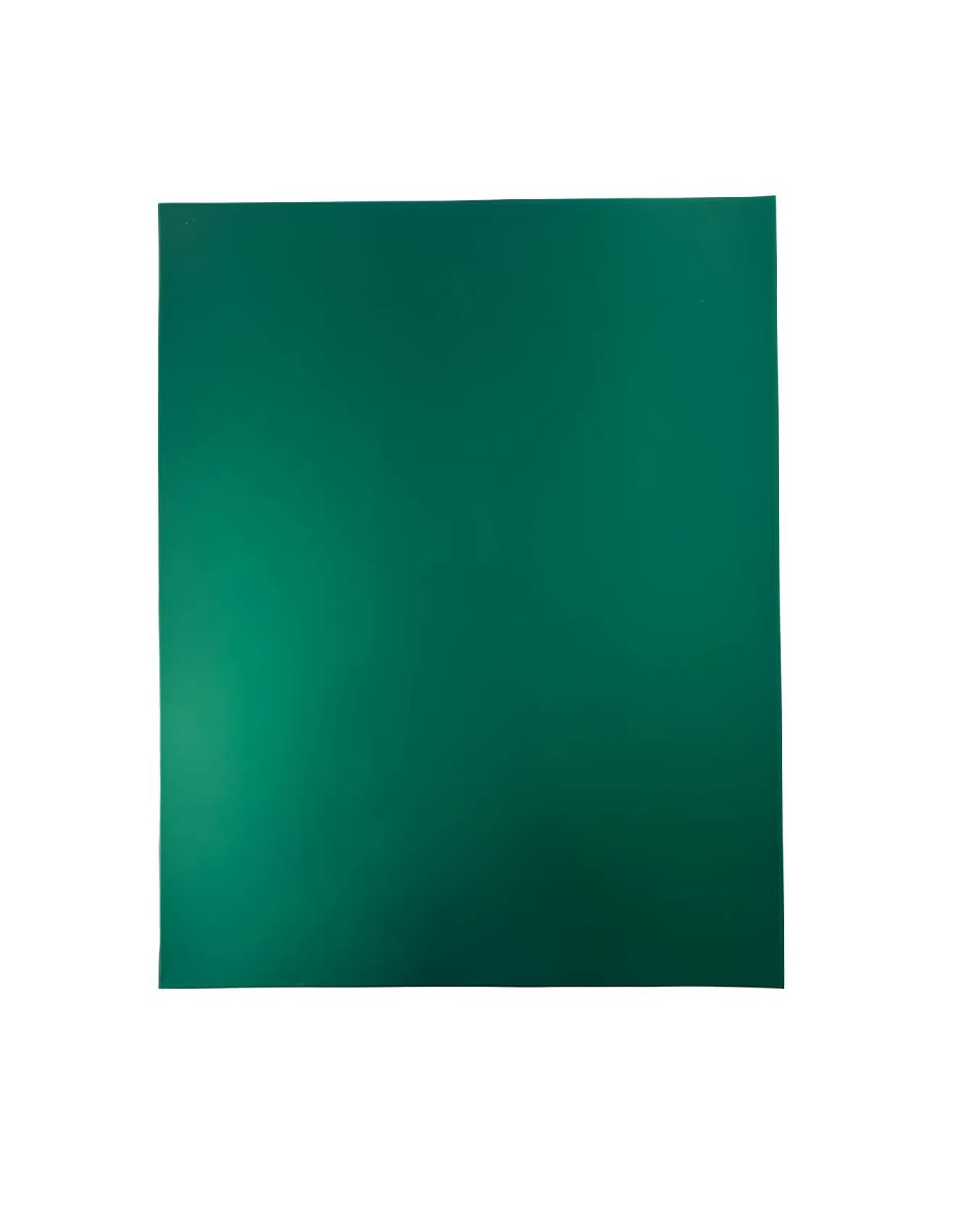 Micas Lisa Verde PVC Carta 200mic 100U2