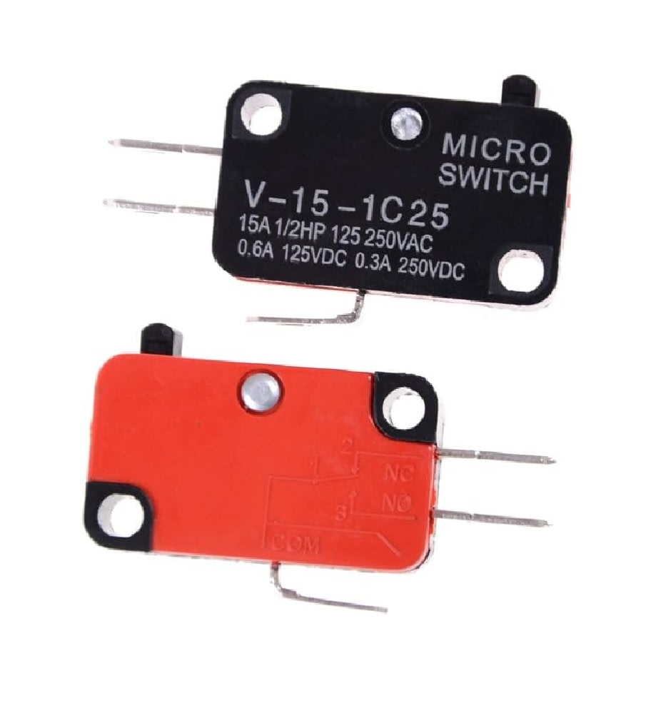 Micro Switch Interruptor V-15-1C25 250VAC 15A 1/2HP2